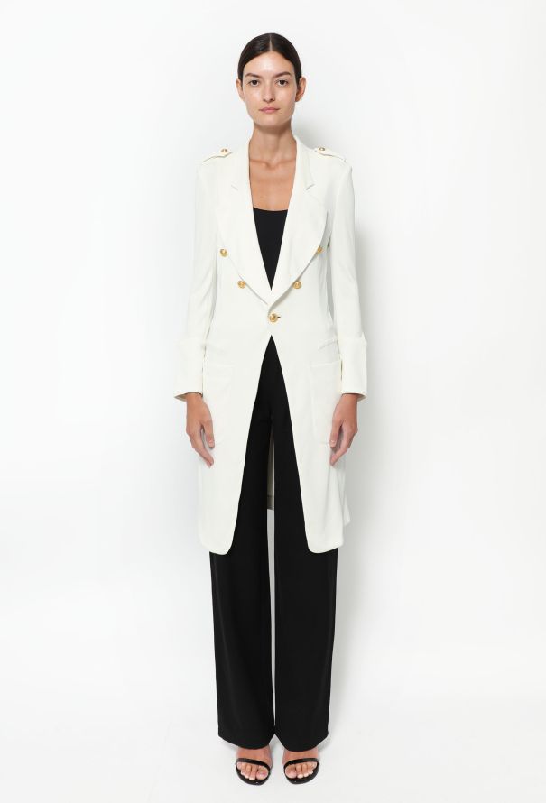 Balenciaga S/S 2005 Nautical Crêpe Coat - 1
