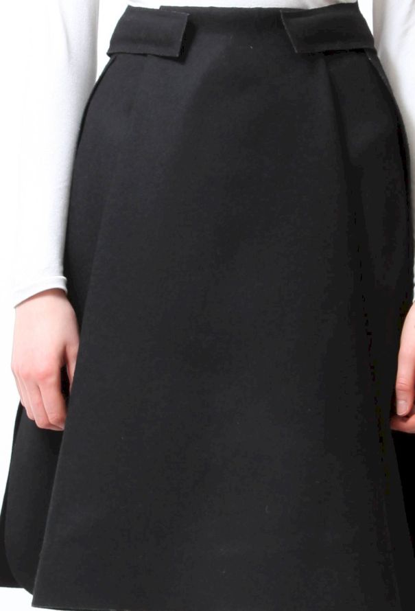 Balenciaga F/W 2011 Draped A-Line Skirt - 5
