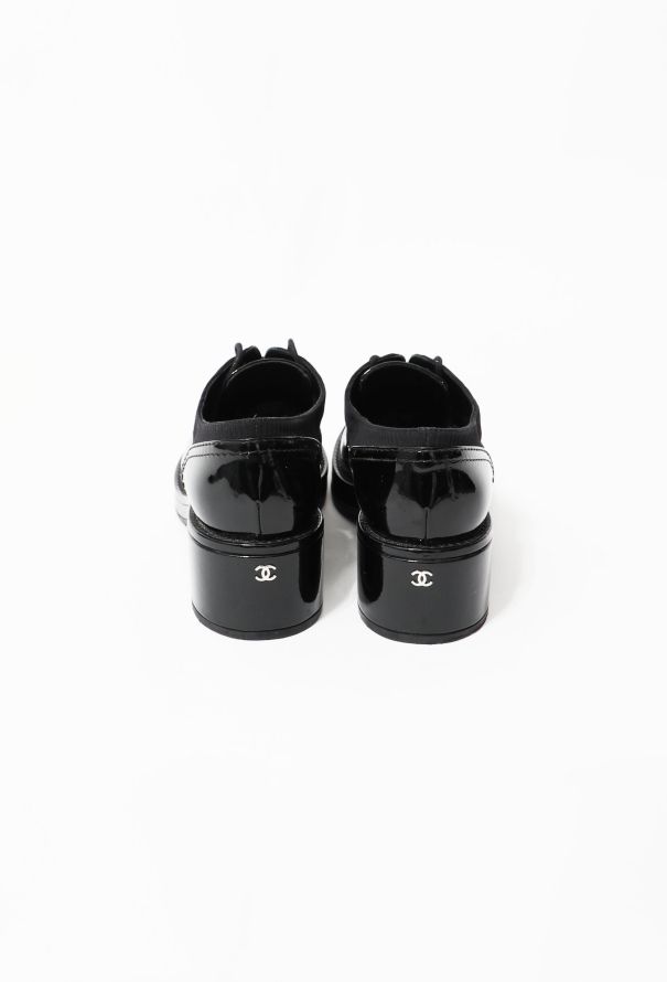 Chanel 2015 Patent 'CC' Derbies - 5
