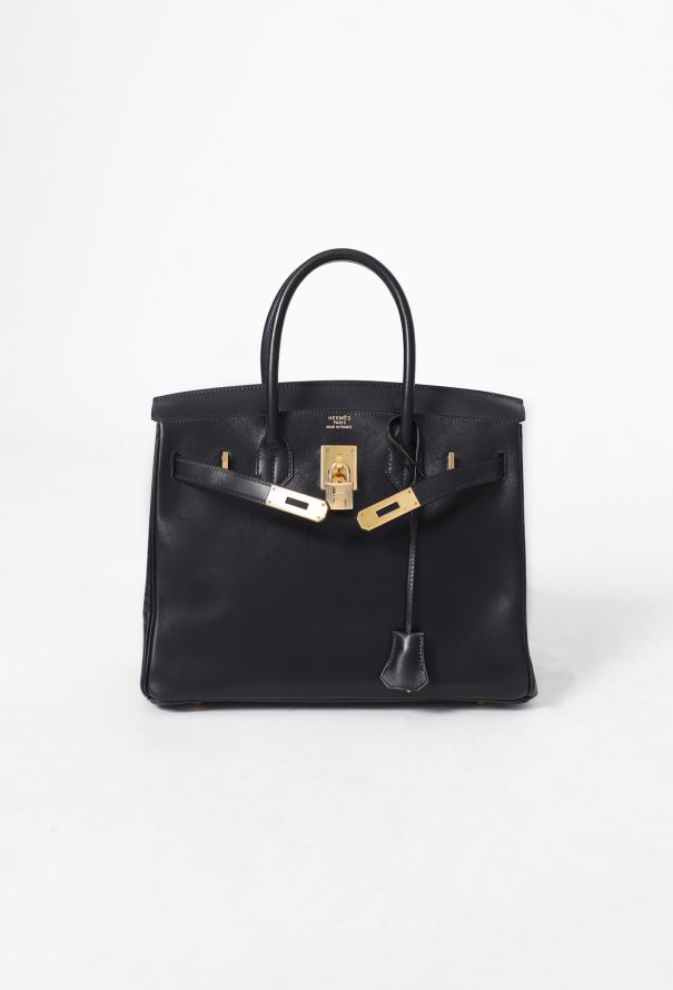 Hermès Elegant '90s Bleu Nuit Box Birkin 30 - 2