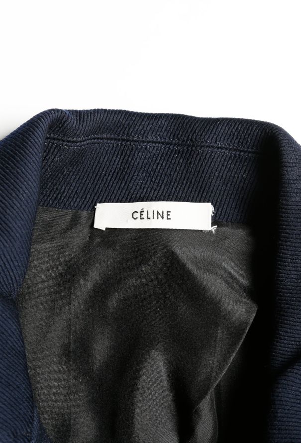 Céline Ribbed Twill Zip Jacket - 5
