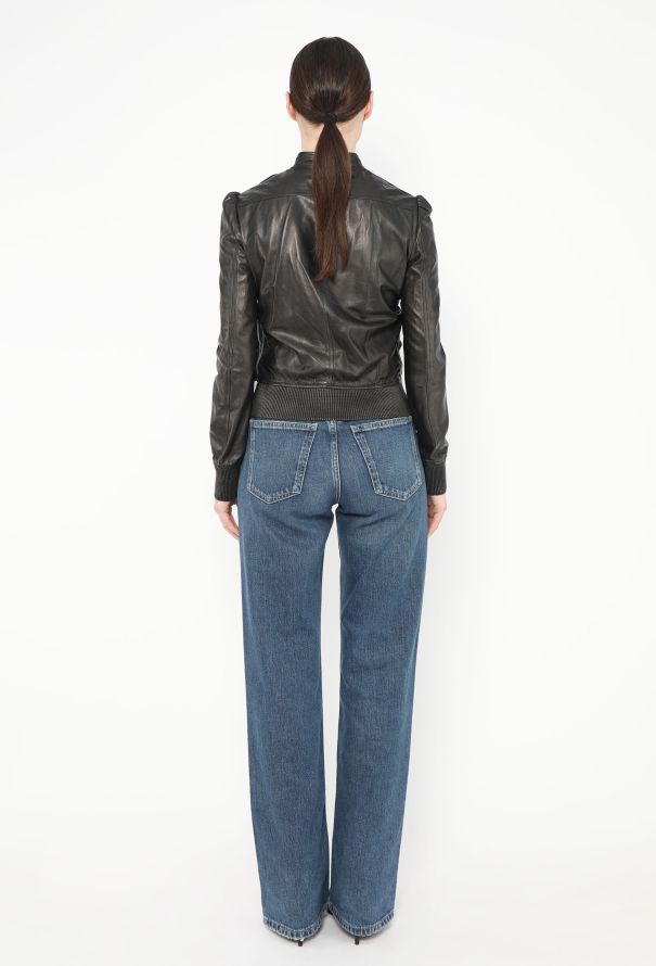 Valentino 2020 Tiered Floral Leather Jacket - 4