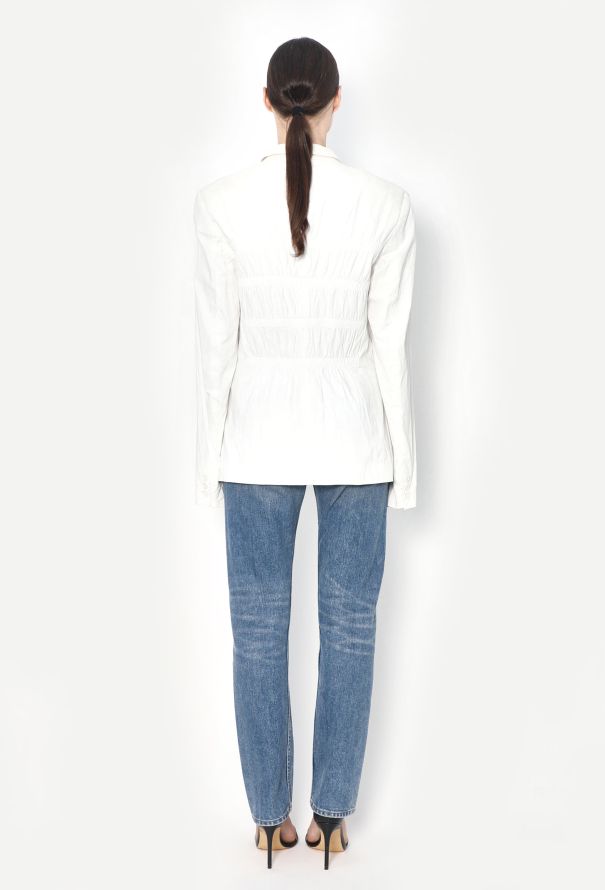 Raf Simons S/S 2008 Cinched Cotton Blazer - 4