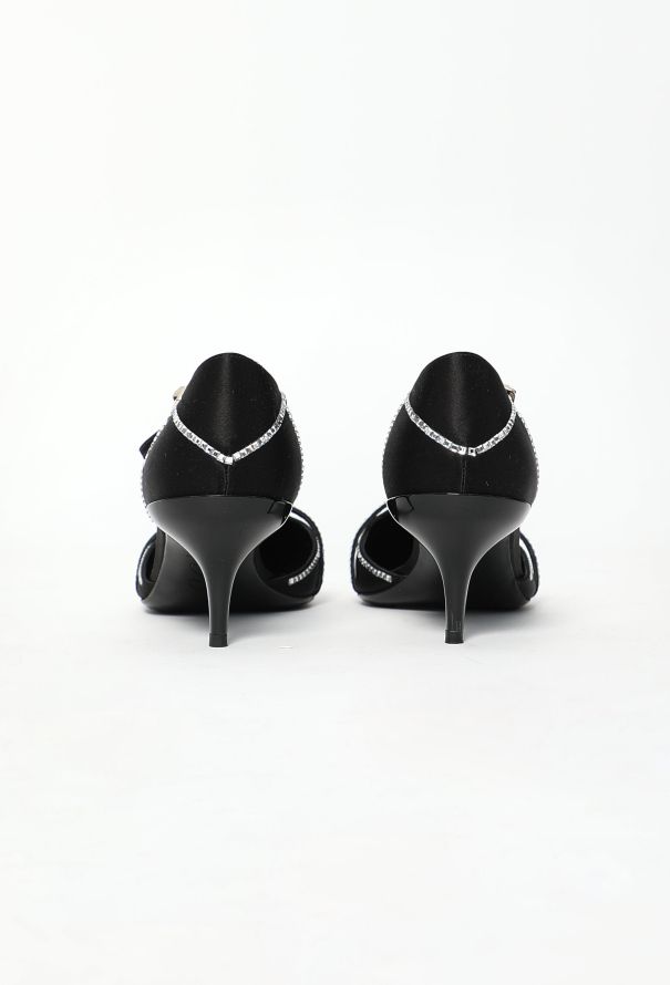 Roger Vivier Embellished Satin Pumps - 5