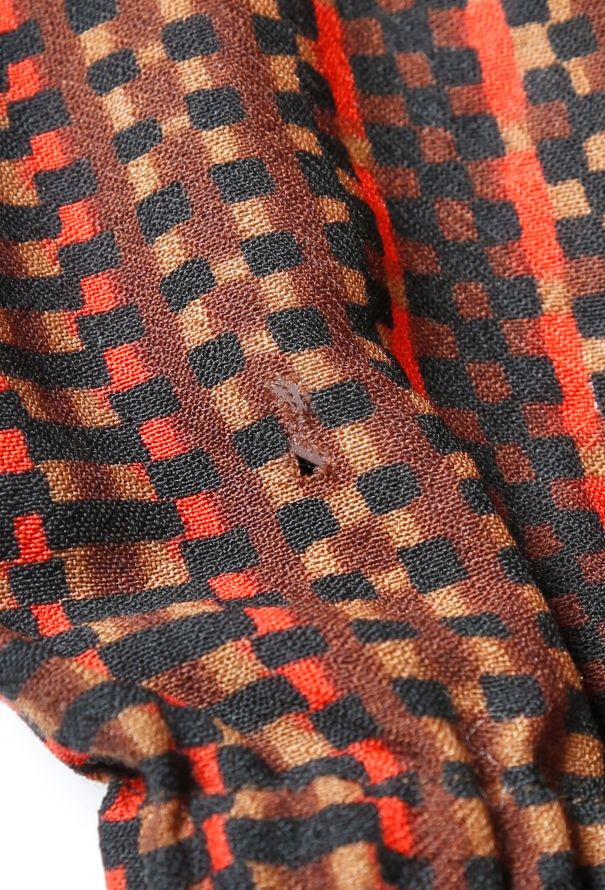 Christian Dior 70s Graphic Printed Day Dress - 7