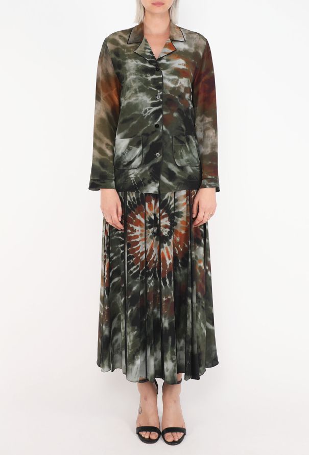 Valentino Tie-Dye Printed Skirt Ensemble, S/S 2016 - 5