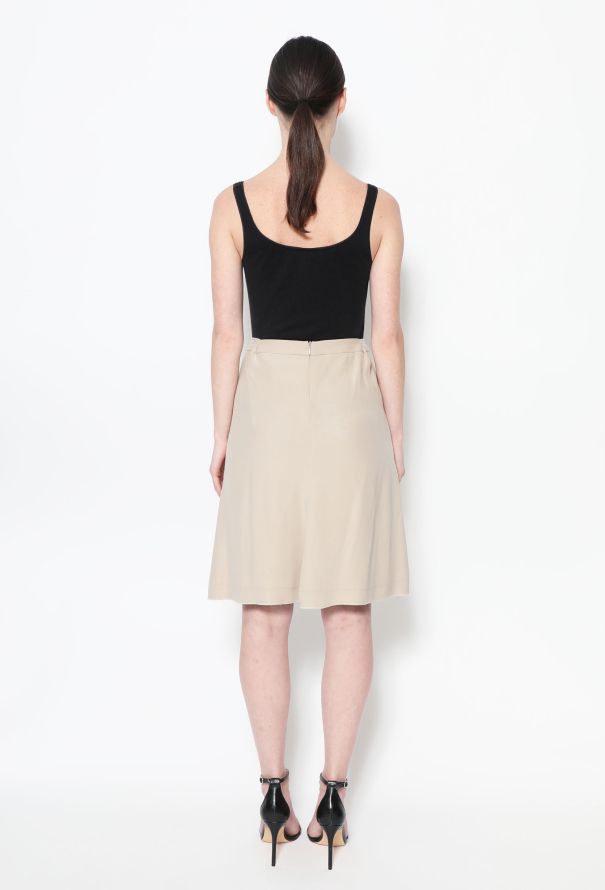 Chanel Classic Silk Skirt - 3