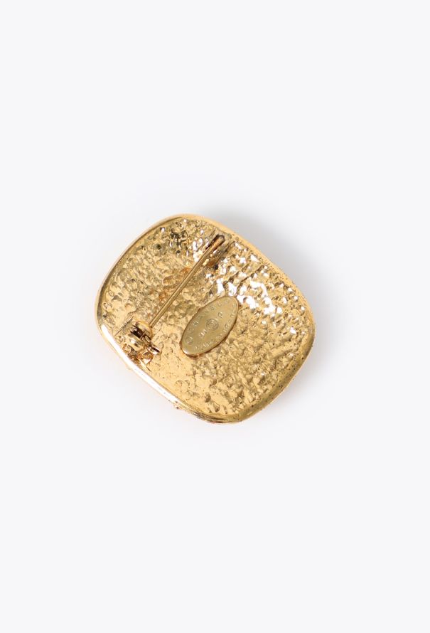 Chanel 1994 'CC' Plaque Brooch - 3