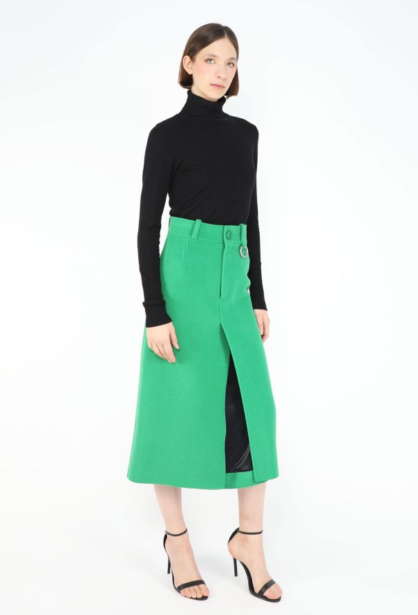 Balenciaga F/W 2018 Chevron Pencil Skirt - 5