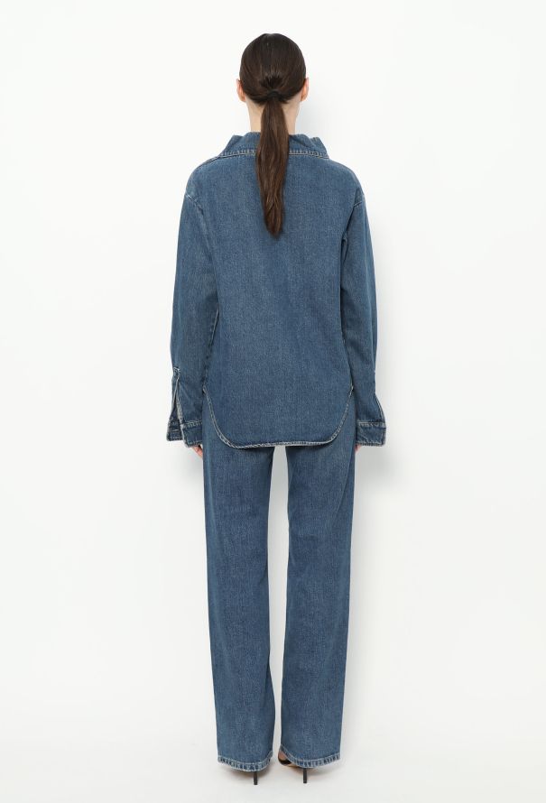 Chloé Pre-Fall 2016 Denim Pocket Top - 5
