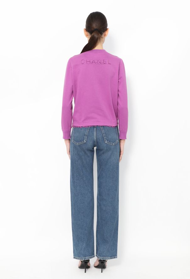 Chanel 2019 Embroidered Clover Sweatshirt - 3