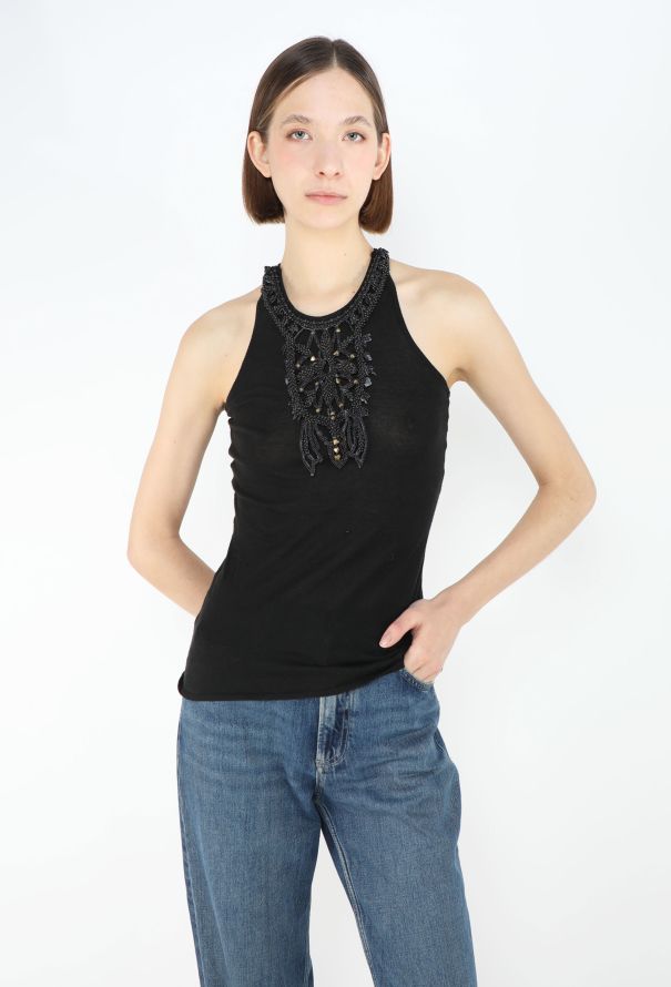 Chloé S/S 2002 Beaded Tank Top - 3