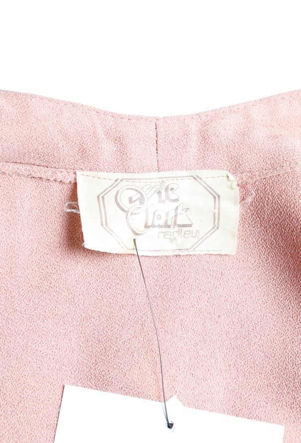 Ossie Clark Timeless '70s Crêpe Wrap Dress - Dusty pink - 4