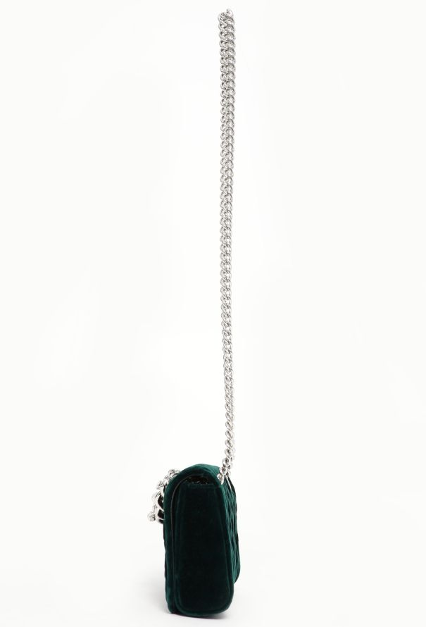 Miu Miu Velvet Quilted Club Bag - 5