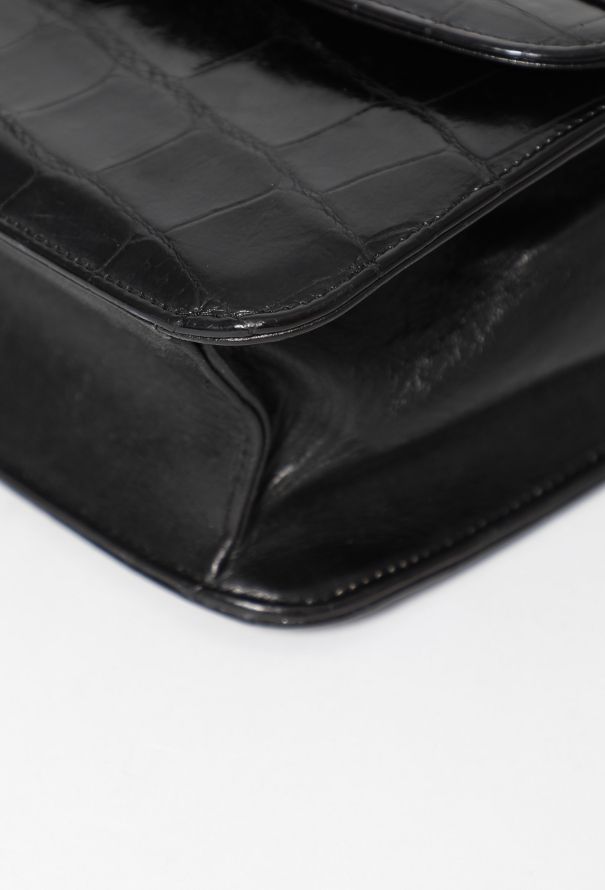 Céline '70s Crocodile Shoulder Bag - 8