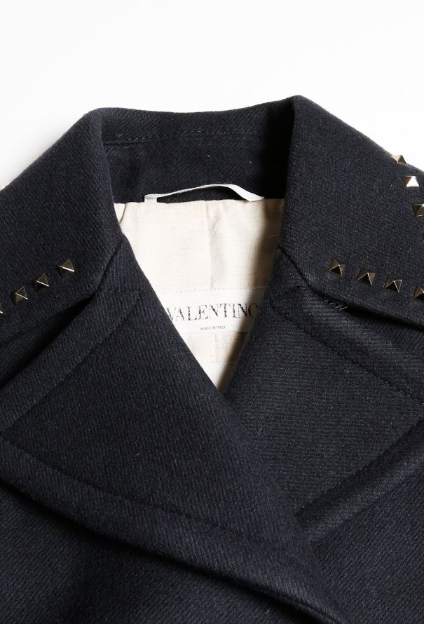 Valentino Pre-Fall 2016 Rockstud Peacoat - 7