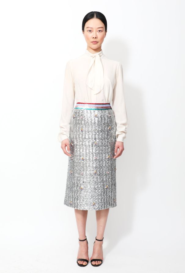 Mary Katrantzou Resort 2018 Sigma Sequin Skirt - 1