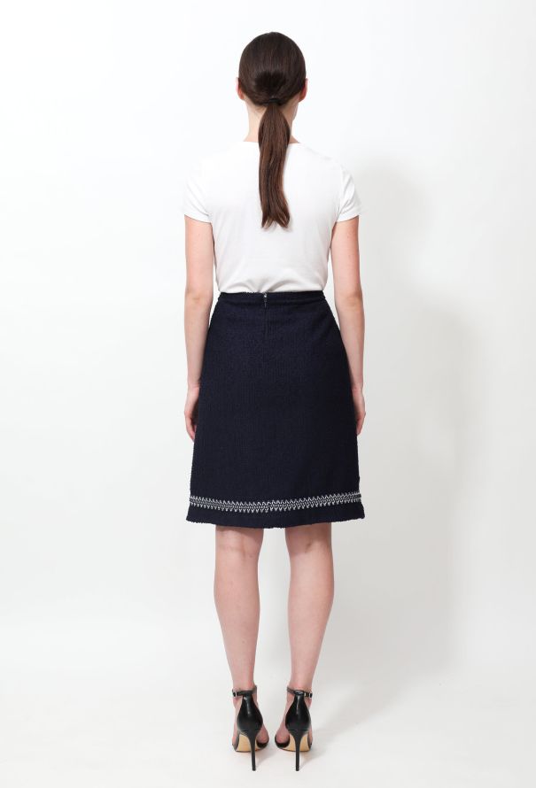 Chanel 1994 Bouclé Tweed Skirt - 3