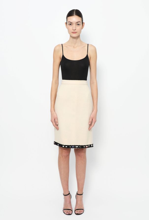 Chanel COLLECTOR S/S 1991 Bouclé Poker Card Ensemble - 8