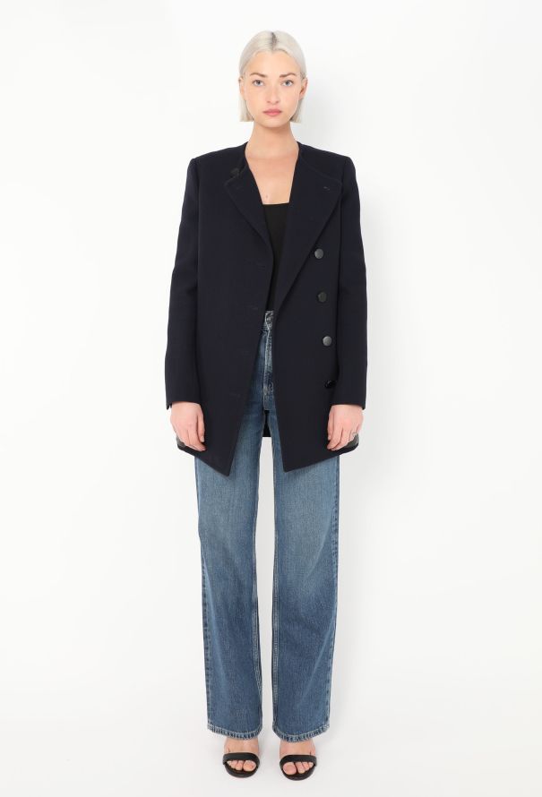 Céline F/W 2010 Leather Pocket Coat - 4