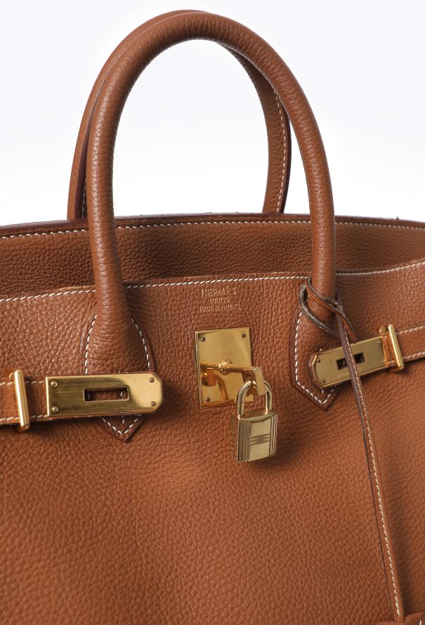 Hermès Gold Togo Haut à Courroies 32 - 12