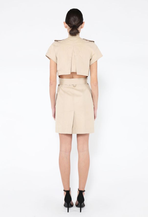 Céline S/S 2010 Gabardine Trench Dress - 5