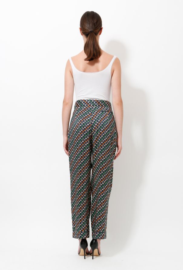 Dries Van Noten Printed Pegged Pants - 6