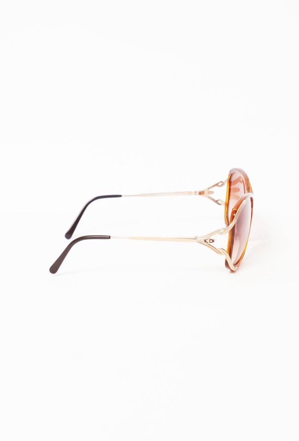 Christian Dior Vintage Tortoiseshell Frame Sunglasses - 3