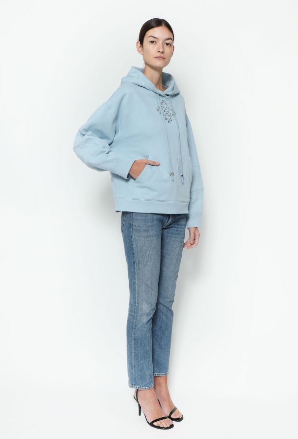 Chanel 2021 Floral Cut-out 'CC' Hoodie - 2