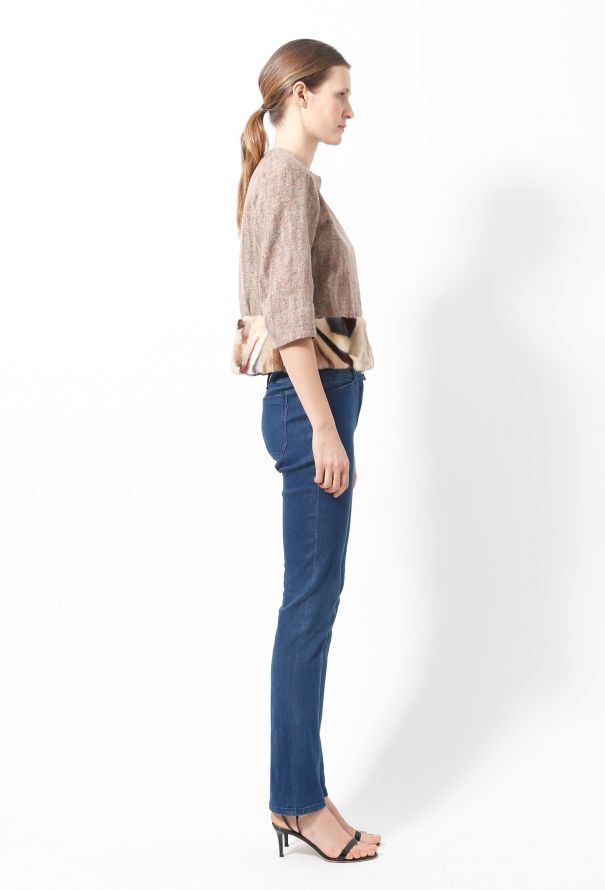 Dries Van Noten Fur Trim Top - 3