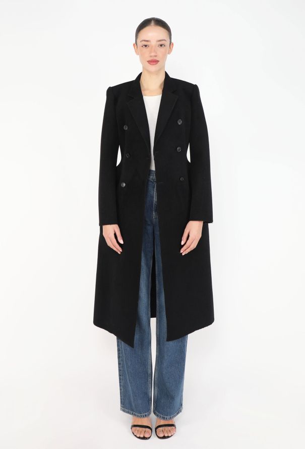 Balenciaga F/W 2018 Tailored Hourglass Coat - 4