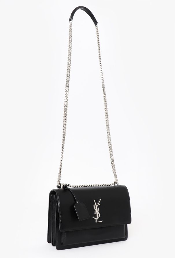 Saint Laurent Black Medium Sunset Bag - 2