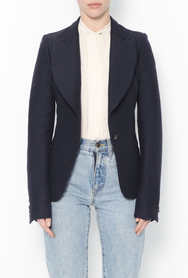 Balenciaga F/W 2003 Notched Blazer - 1