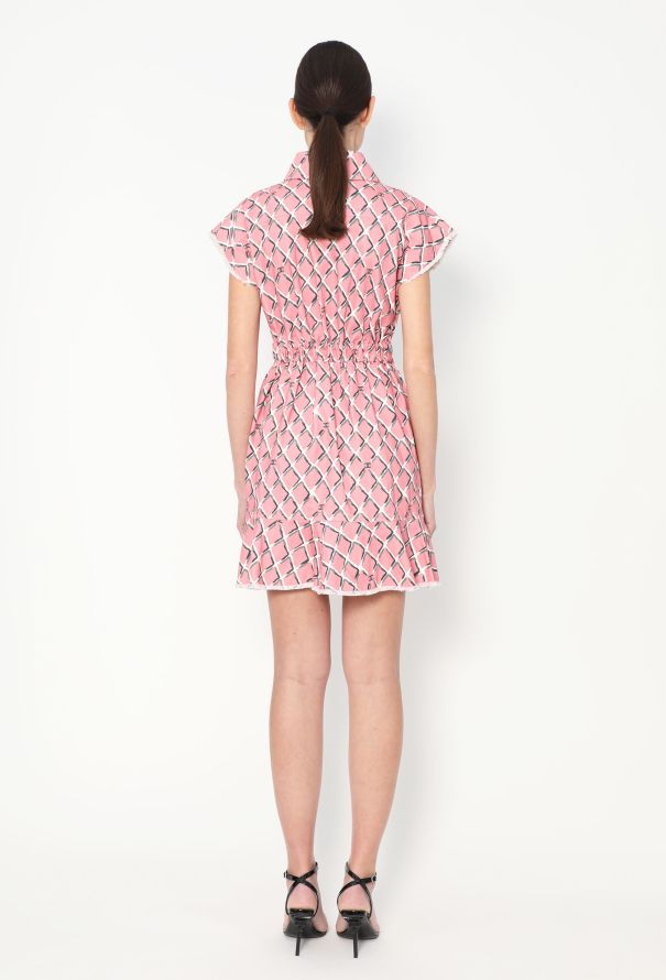 Chanel 2018 Graphic Denim 'CC' Dress - 4