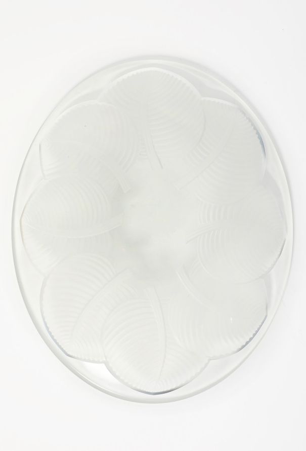 Vintage Objects & Decor 1930s Verlys Art Deco Frosted Plate - 2