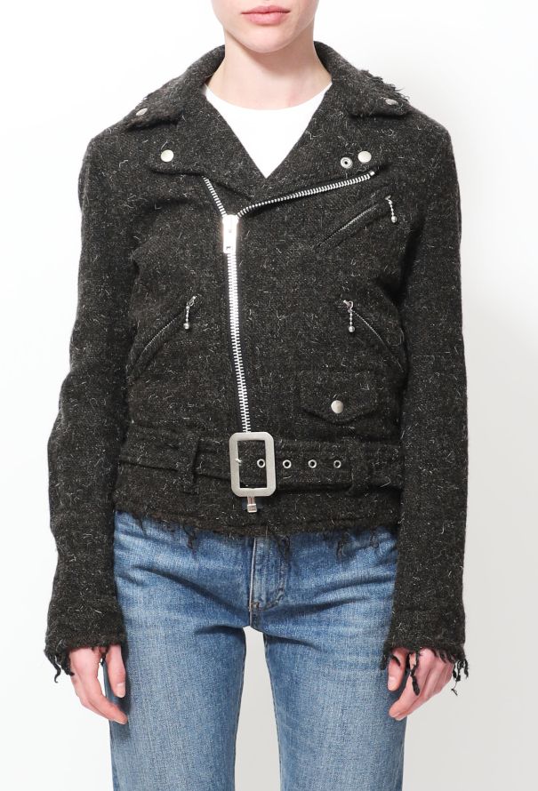 Junya Watanabe 2011 Distressed Wool Biker Jacket - 2
