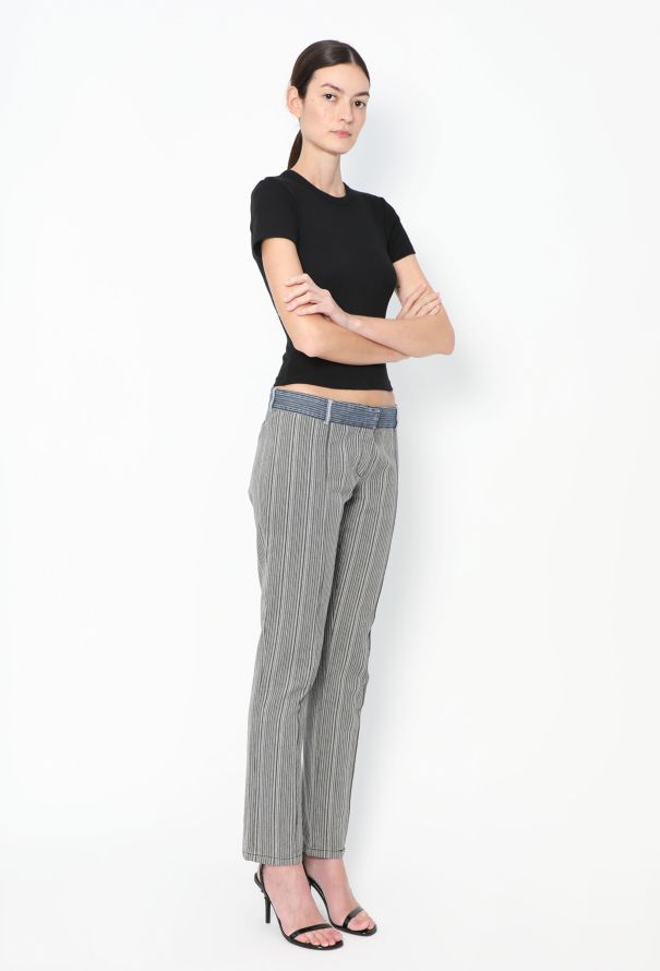 Balenciaga 2001 Tapered Pinstripe Jeans - 3