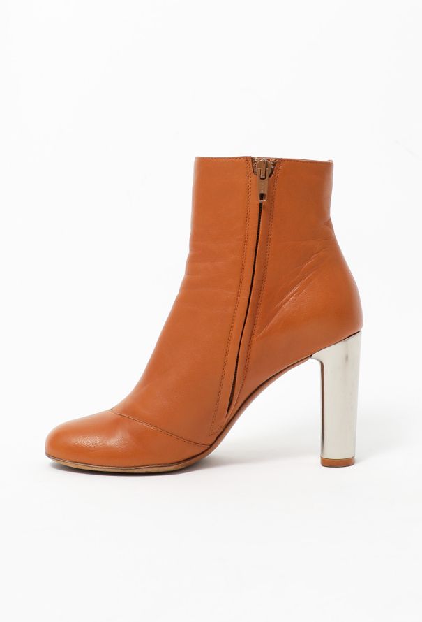 Céline Mirrored Bam Bam Ankle Boots - 4