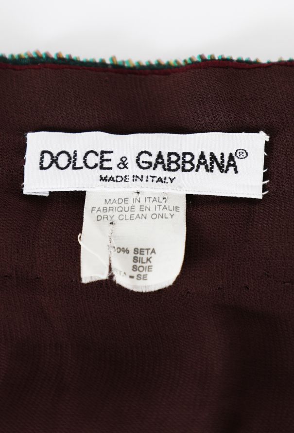 Dolce & Gabbana Vintage Beaded Wrap Skirt, 1990s - 5