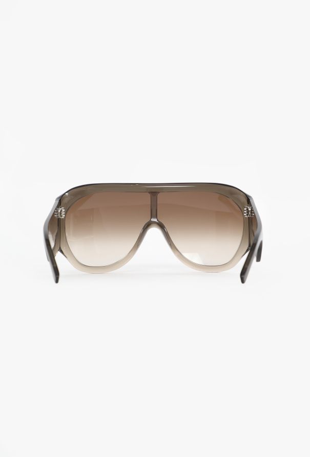 Phoebe Philo Oversized Shield 'Bombé' Sunglasses, 2025 - 5