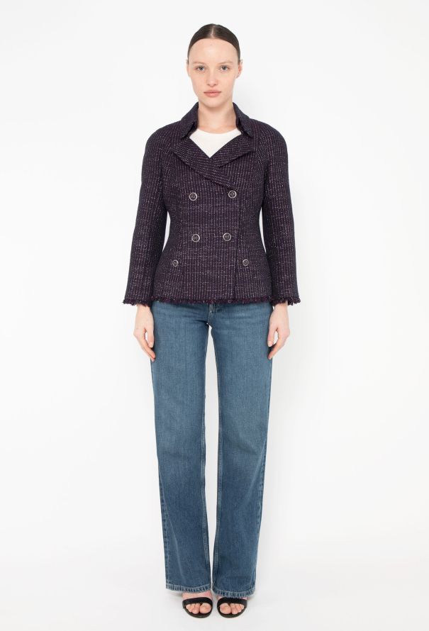 Chanel 2008 Iridescent Tweed Jacket - 2