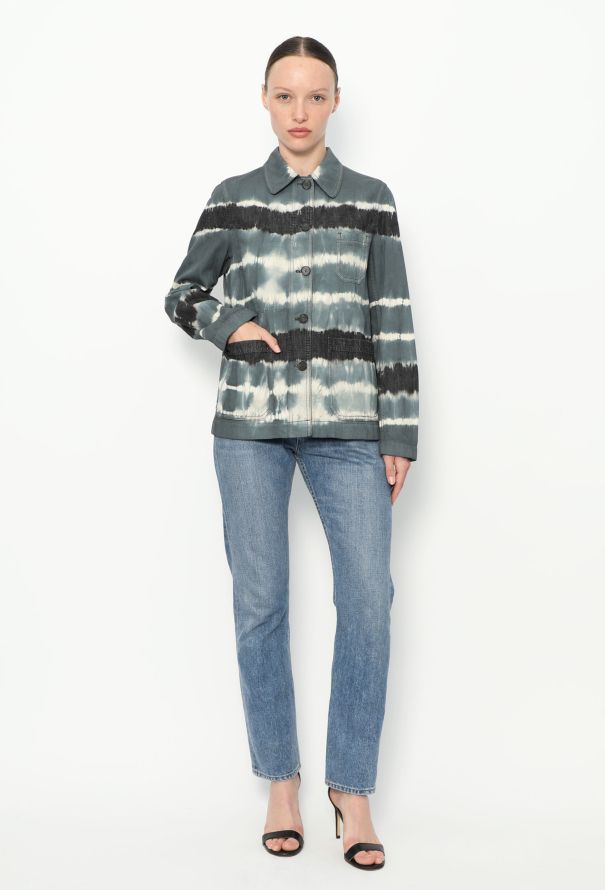Dior S/S 2021 Tie Dye Denim Overshirt - 5