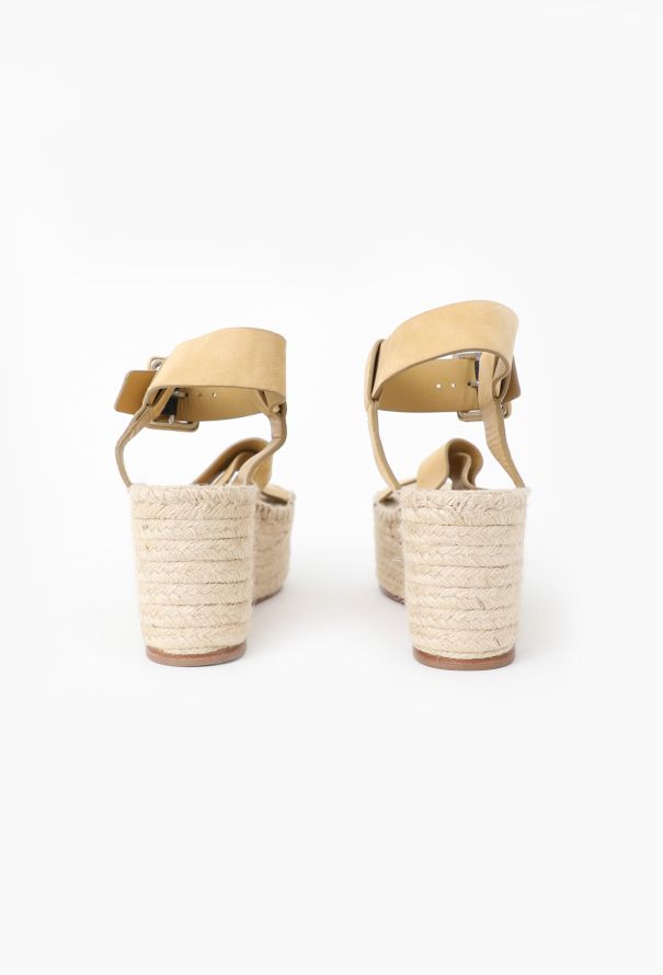 Céline Suede Platform Espadrilles - 5