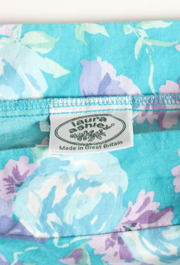 80s Laura Ashley Floral Wrap Skirt - 6