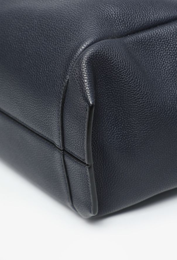 Loewe Flamenco Grained Leather Tote in Deep Navy - 9