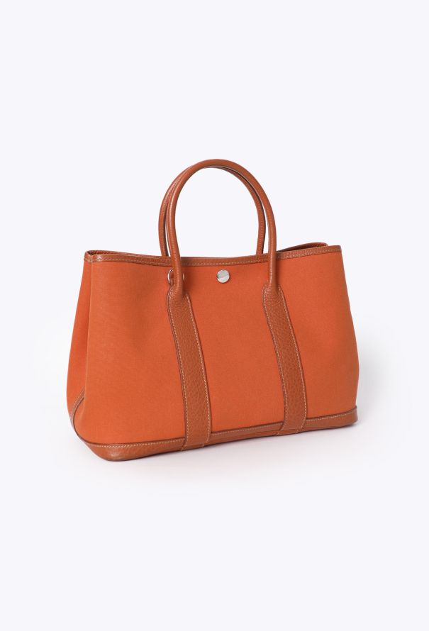 Hermès Potiron Toile & Négonda Garden Party 30 - 3