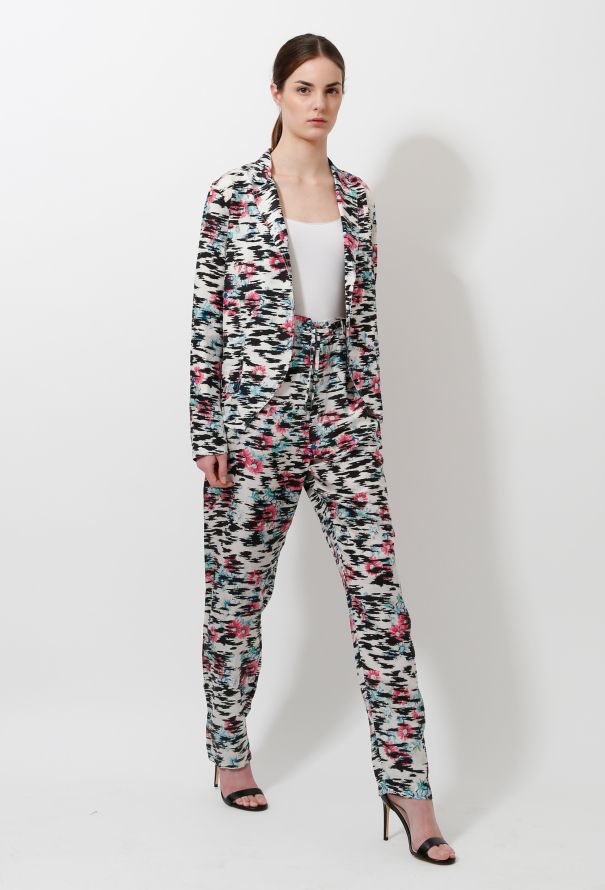 Balenciaga Floral Silk Suit - 2