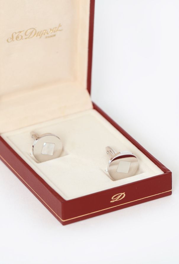 S.T. Dupont Sterling Silver Cufflinks - 1
