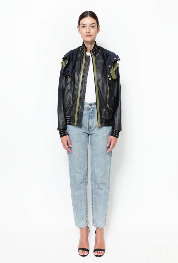Loewe F/W 2015 Zip Hood Bomber Jacket - 1