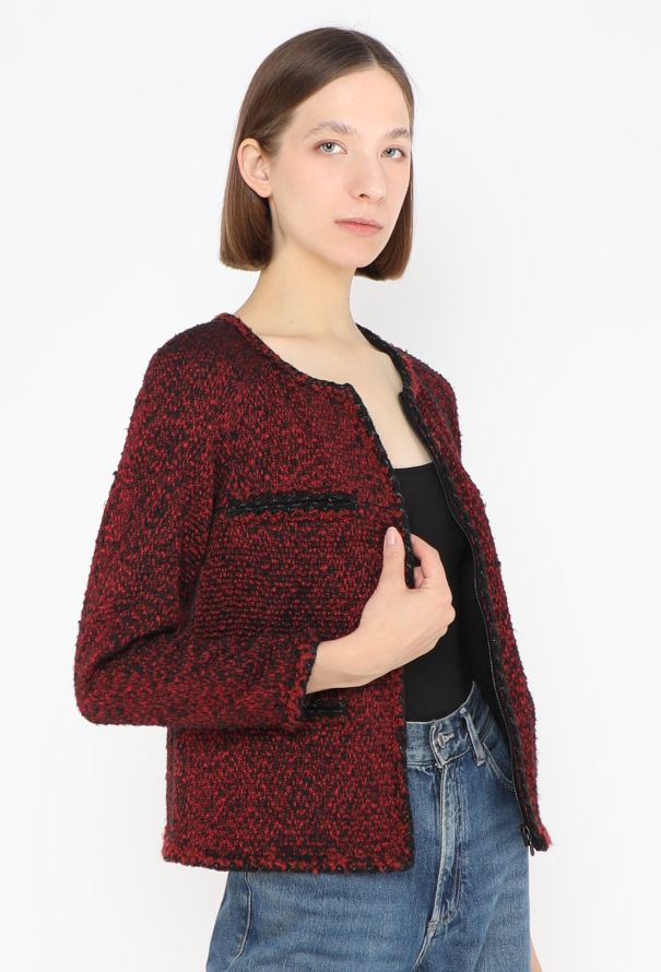 Chanel Braided Trim Tweed Jacket - 5